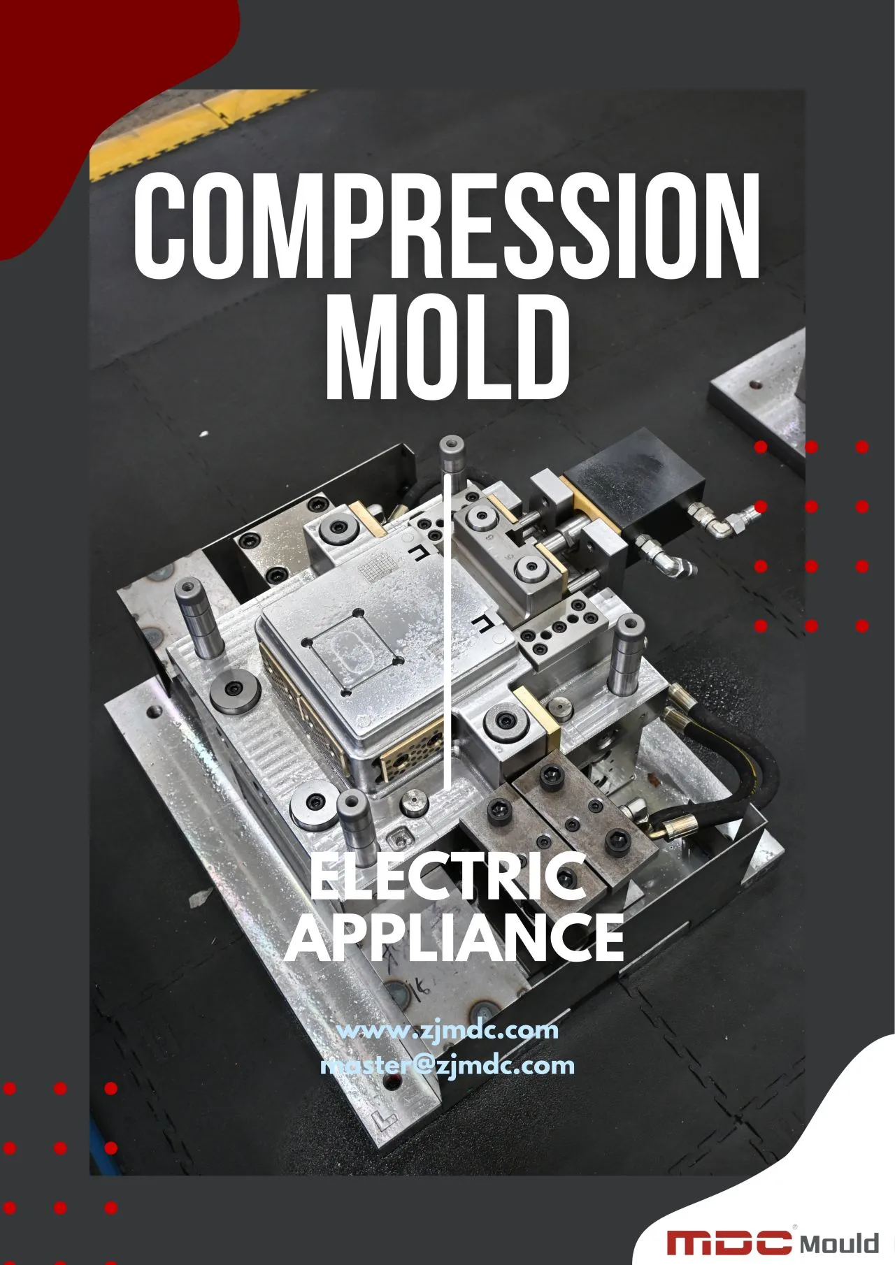 Moldes de compresión SMC para cubiertas de contadores y cajas eléctricas